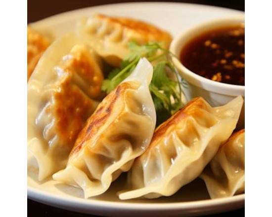 Fried Chinese Handmade Lamb & Pumpkin Dumplings (6 Pcs)羊肉南瓜煎饺